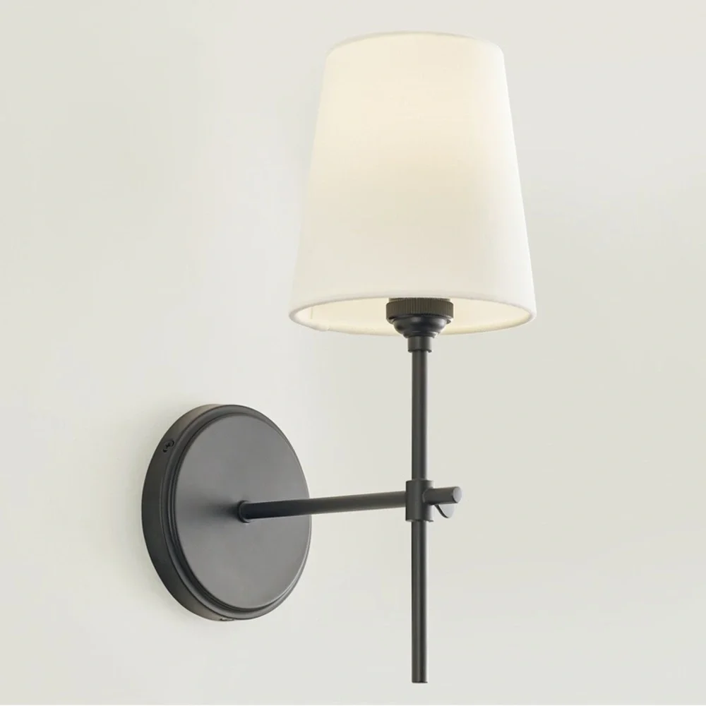Matte Black Wall Sconce